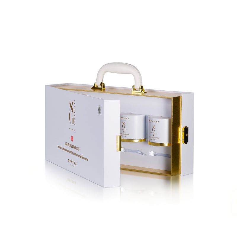 KAVIAR-HAUTPFLEGESET GEGEN ALTERSERSCHEINUNGEN